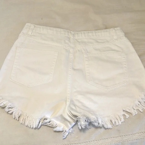 Wild Fable White Denim Shorts - Picture 2 of 2